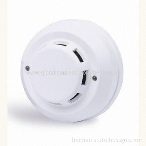 Classic Design 9-35V DC 2-wire Non-polarity Optical Smoke Alarm Detector with Relay Output, 104*53mm